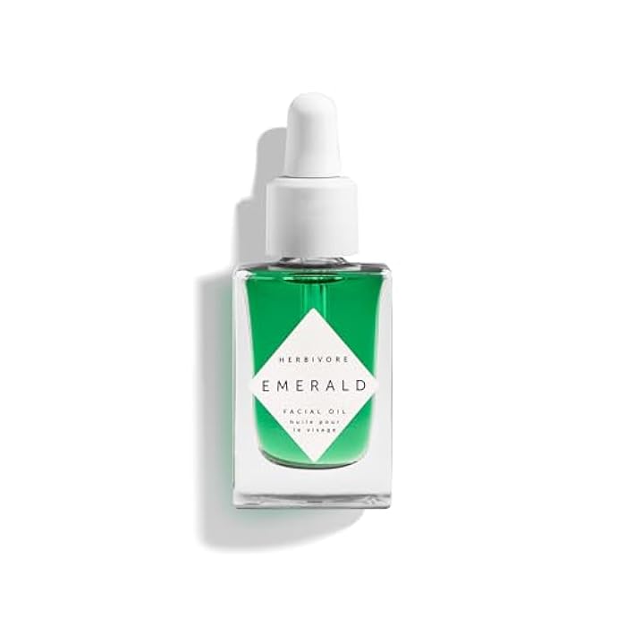 HERBIVORE Emerald Facial Oil | Calming & Soothing for Stressed Skin | Deeply Hydrating with Squalane & Ashwagandha, Safe for Blemish Prone Skin, Vegan - Image 1