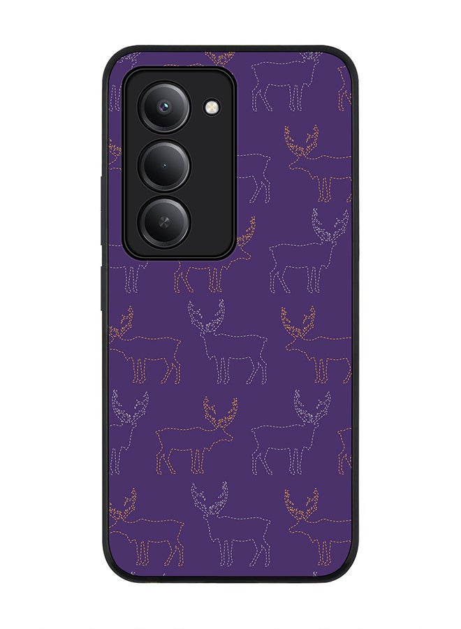 Stylizedd For Xiaomi Redmi 15 5G Case,Slim fit Camera Protection, Shockproof Thin Phone cover  - Purple Moose - Image 1