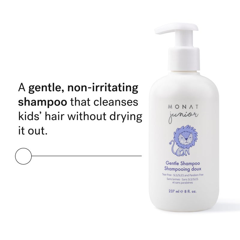 MONAT Juniorâ„¢ Gentle Shampoo - A safe, Gentle and Non-irritating Hair Shampoo for children. All Natural Tear-free, Sulfate & Paraben-free - Net Wt. 237 ml / 8 fl. Oz - Image 2