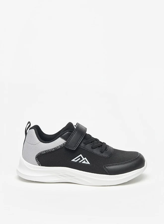 Oaklan by Shoexpress Panelled Sports Shoes with Hook and Loop Closure