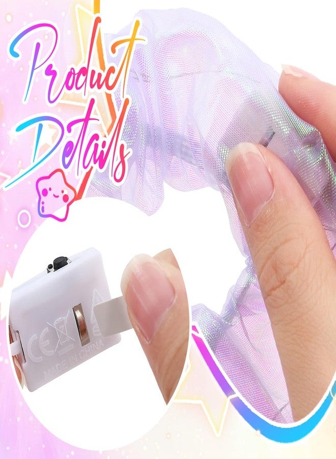 اوريو ربطات شعر Urieo LED تتوهج في الظلام، إكسسوارات شعر أنيقة للنساء - Image 4