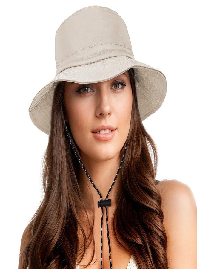 Durio Waterproof Bucket Hats for Woman UPF 50+ Sun Hat UV Protection Packable Rain Hats for Women Lightweight Hiking Hat, Pink, One size - Image 1