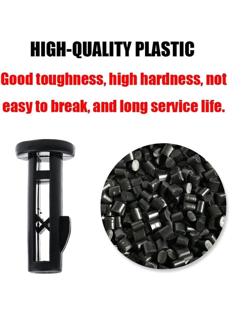 Cobest Wheelie Bin Lid Hinge Pins, 6 Pcs Outdoor Bin Lid Pin Fixings Plastic Bin Lid Pins for Wheelie Trash Bins, 240L Household and Commercial Wheelie Trash Bins - Image 4