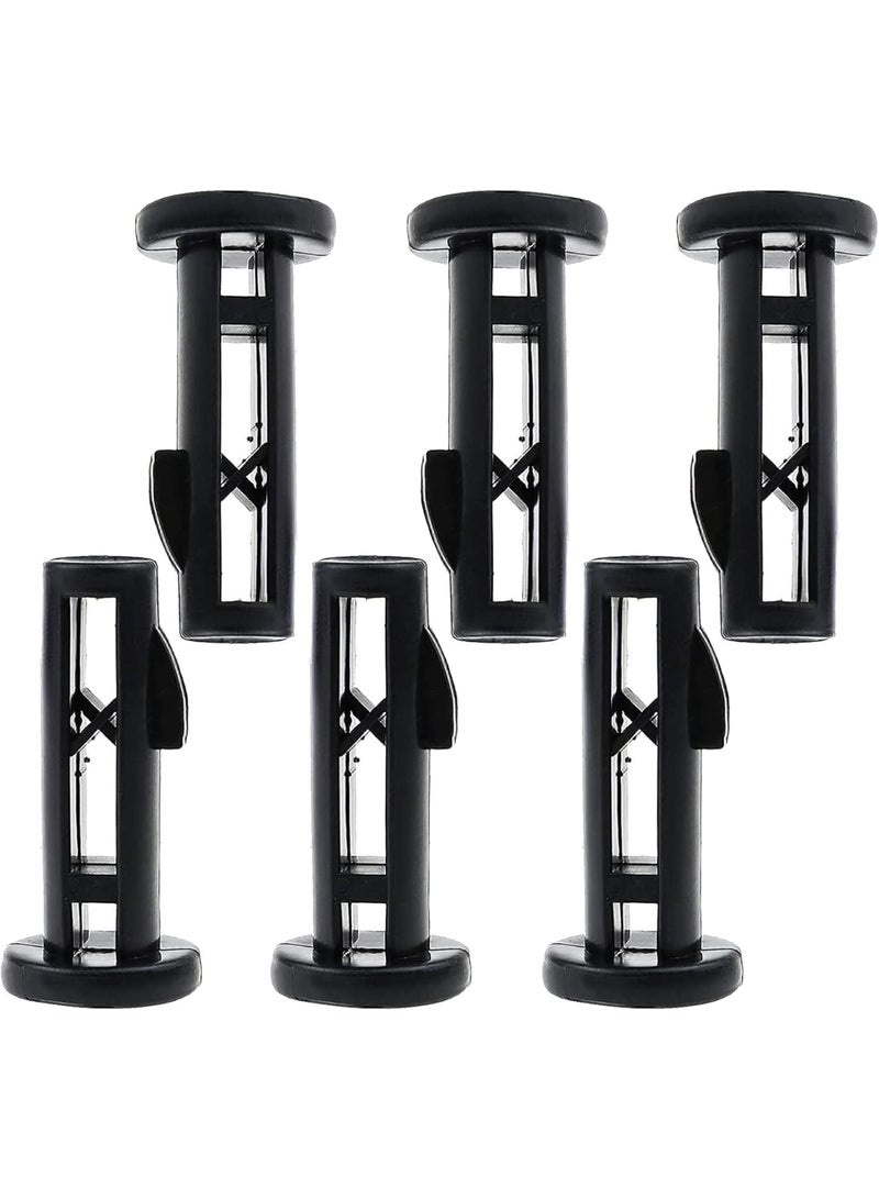 Cobest Wheelie Bin Lid Hinge Pins, 6 Pcs Outdoor Bin Lid Pin Fixings Plastic Bin Lid Pins for Wheelie Trash Bins, 240L Household and Commercial Wheelie Trash Bins - Image 1