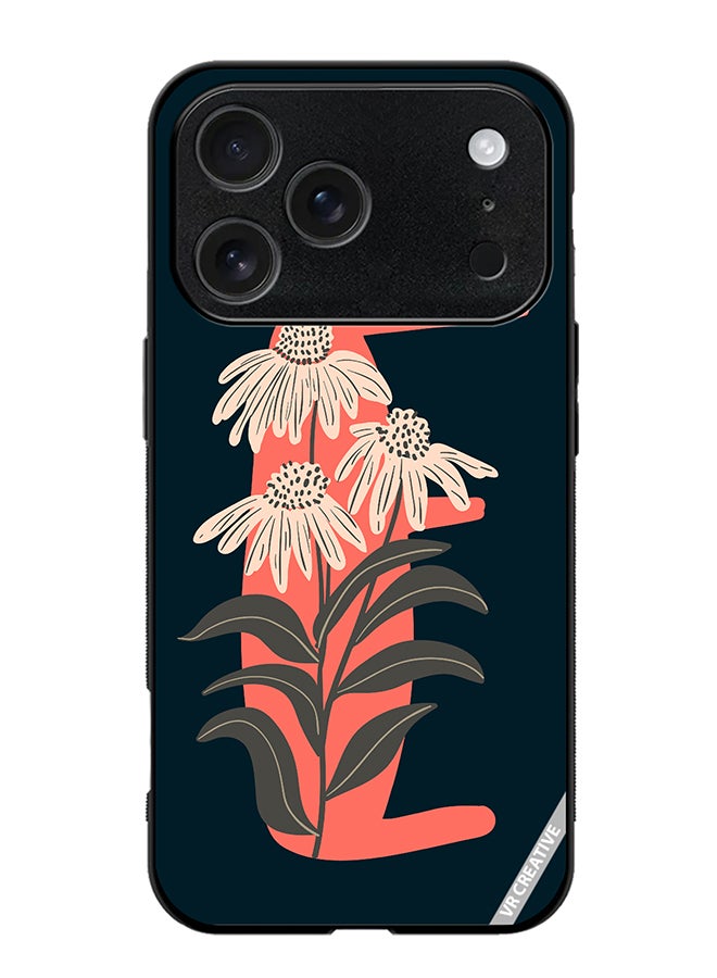 VR CREATIVE Protective Case Cover For Apple iPhone 17 Pro Max Alphabet E Design Multicolour