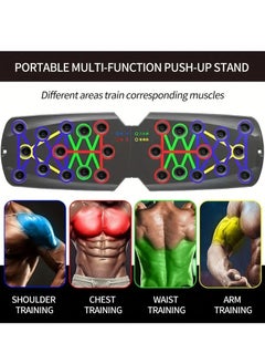 Generic Push-Up Board for Men – Durable Chest u0026 Abdominal Muscle Training Aid in Black  - Image 2