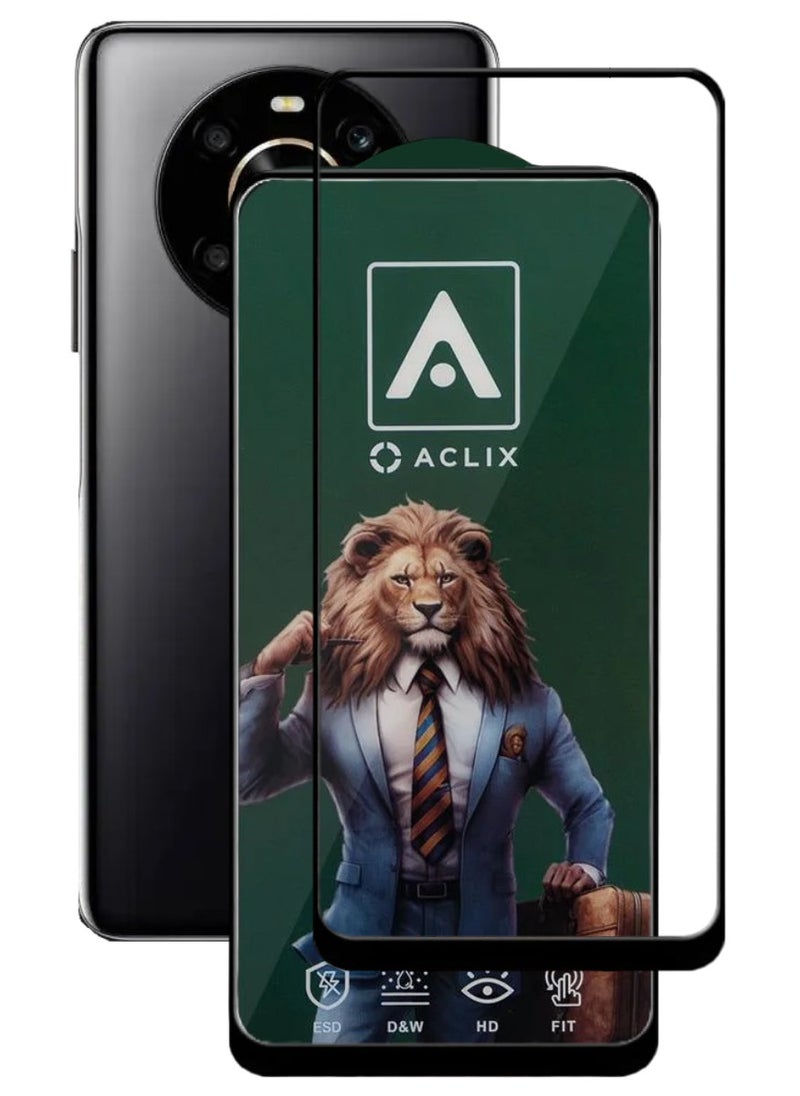 ACLIX Antistatic ESD Dustproof Premium Quality High Definition Tempered Glass Screen Protector Designed For Honor X9 - Image 1