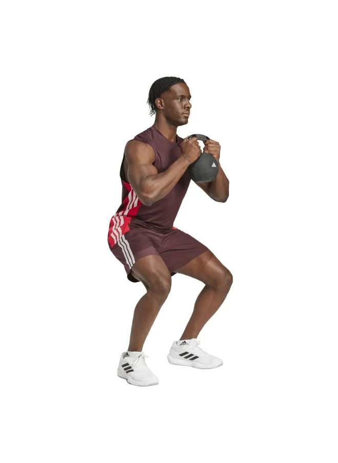 Adidas adidas TR-ES 3S WV SH Red Training SHORTS for Men - XS7"