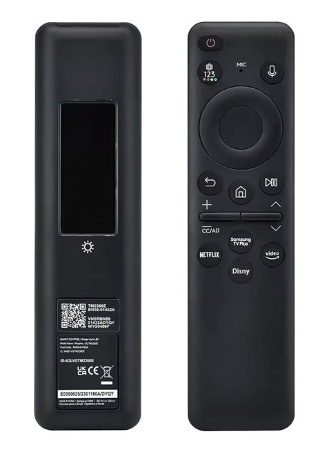 ELTRAZONE 2023 Remotes Original for BN59-01432A with Voice Control – Compatible with Samsung Neo QLED 8K HDR Smart TVs | Solar Charging Remote for 2023 Models | Universal Smart Remote with Voice Activation – No Batteries Needed, Eco-Friendly Design