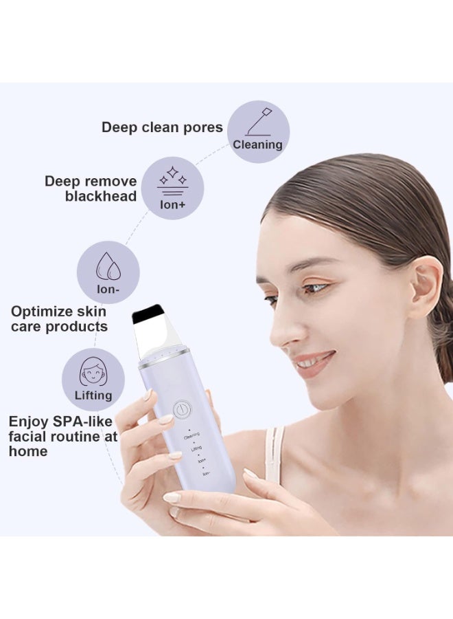 Skin Scrubber Spatula – Deep Facial Clean & Blackhead Remover with 4 Adjustable Modes - Image 3