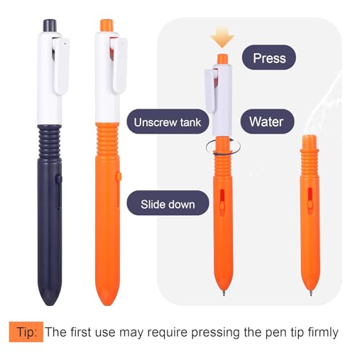 Zbdroxygen 2PCS Prank Gadgets, Prank Toys with Water Gun Toy, Blue and Orange Prank Water Gun for Indoor Party Games, Outdoor Leisure Activities, Family Gatherings, Office Pranks - Image 3