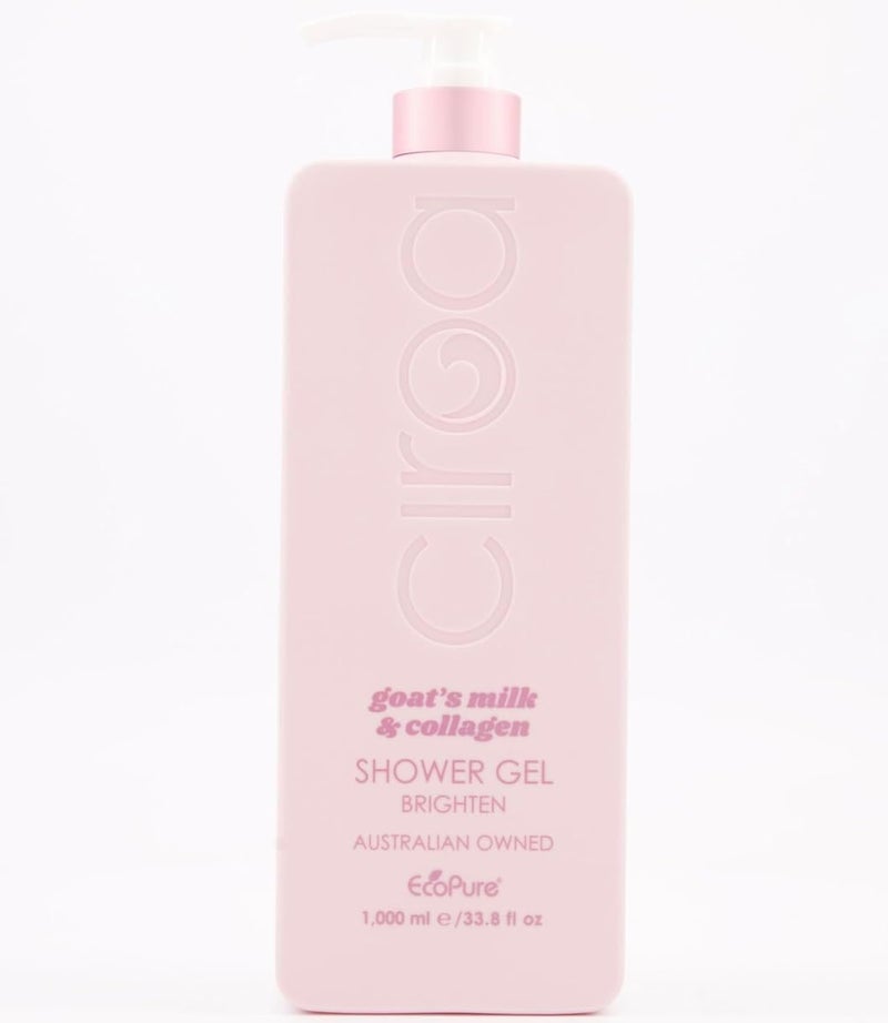 goats millk collagen brighten shower gel AUSTRALIAN OWNED 1000ml
