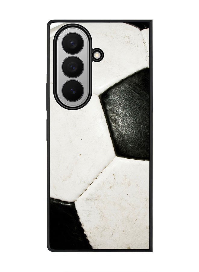 Stylizedd For Samsung Galaxy Z Fold7 Case,Slim fit Camera Protection, Shockproof Thin Phone cover  - Football (Soccer Ball)