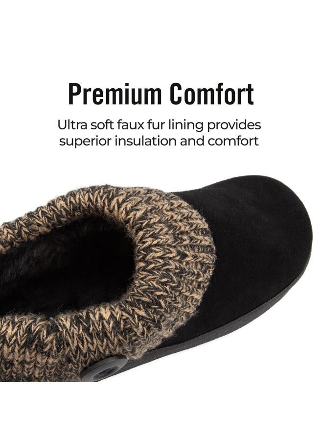 clarks womens Knit Scuff Slipper Knit Scuff Slipper black Size: 8.5 UK - Image 4