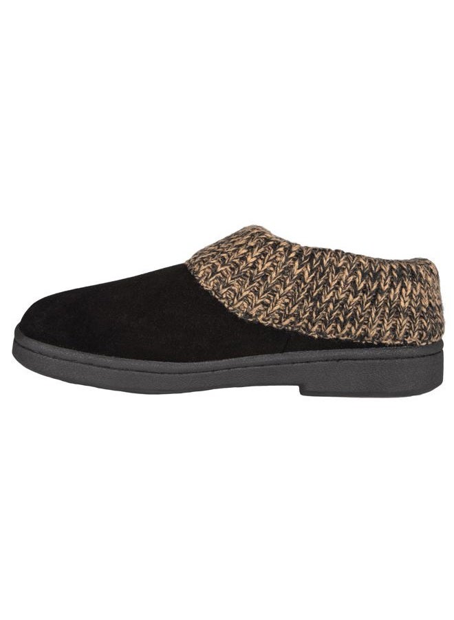 clarks womens Knit Scuff Slipper Knit Scuff Slipper black Size: 8.5 UK - Image 1