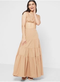 Tiered Skirt And Top Set