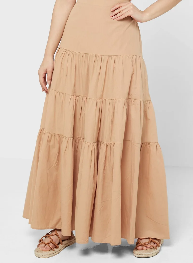 Ginger Tiered Skirt And Top Set