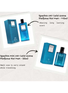 Spectra 041 Cold Wave Eau De Parfum For Men – 115ml  - Image 4