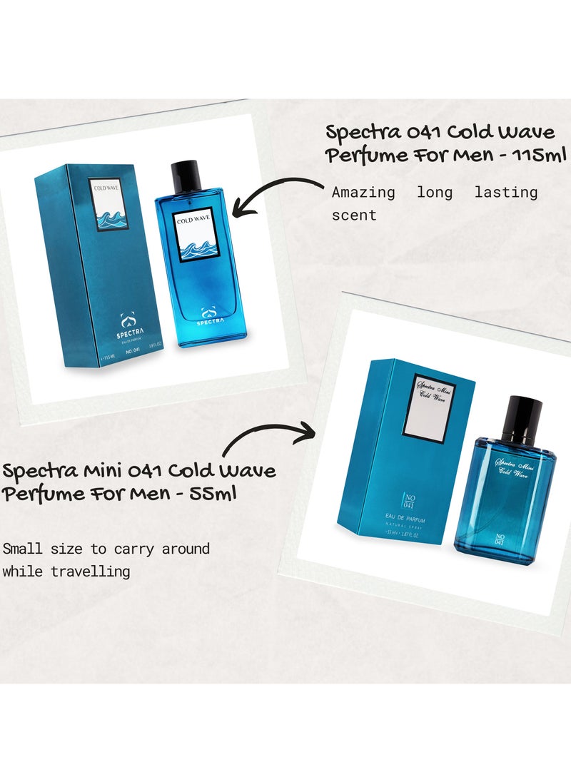 Spectra 041 Cold Wave Eau De Parfum For Men – 115ml  - Image 4