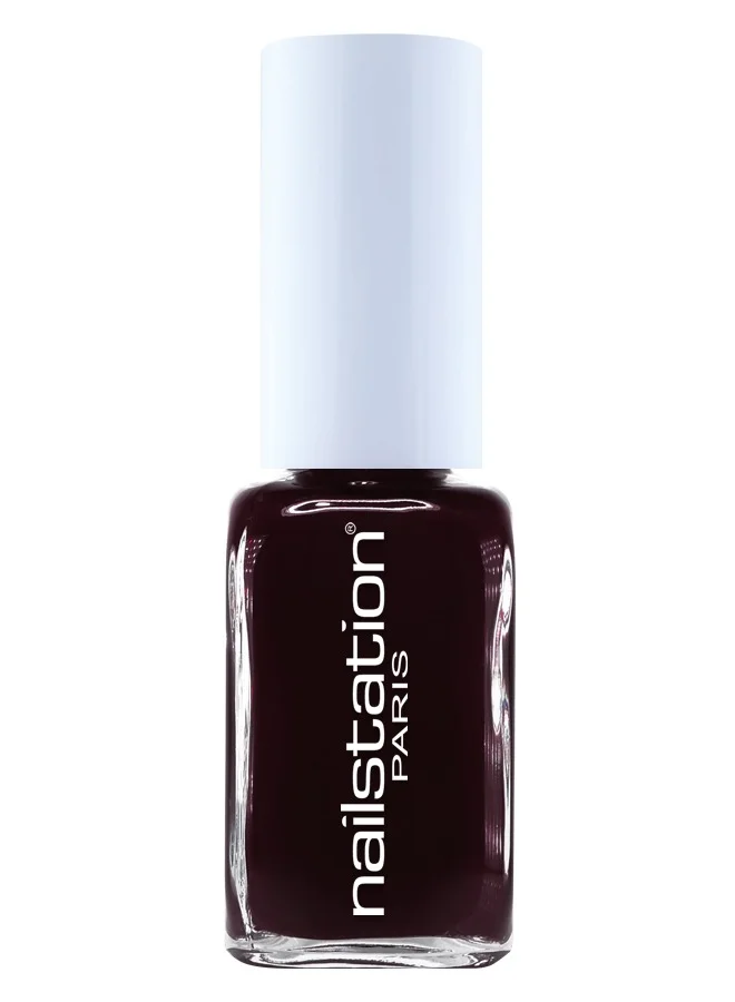 نيل ستيشن طلاء أظافر لامع داكن