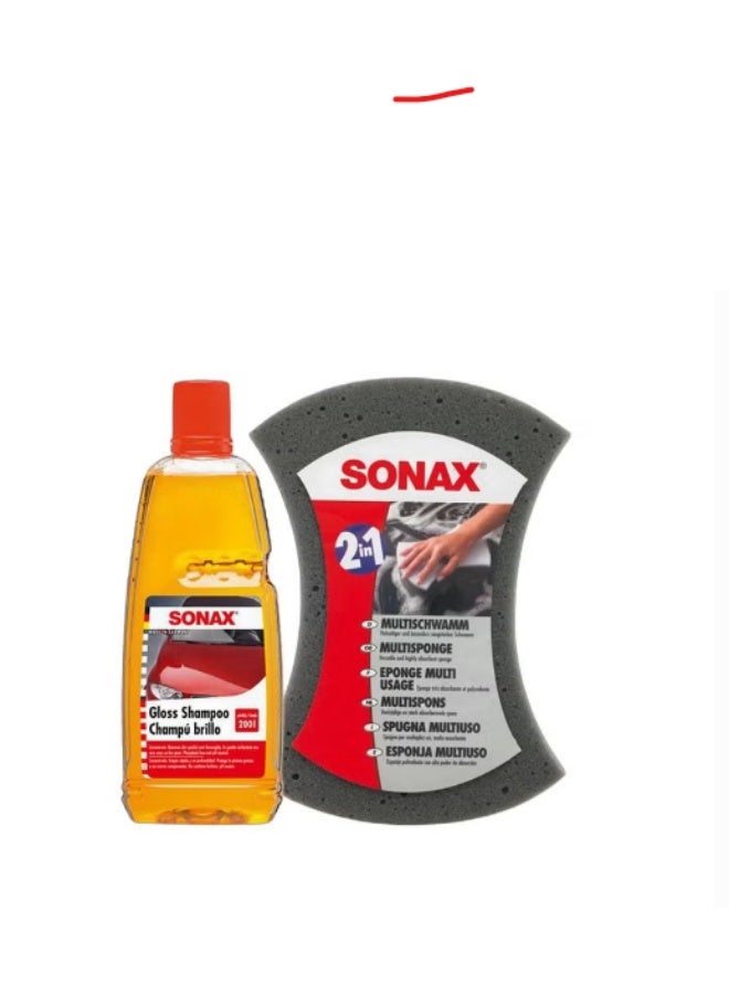 Sonax Shampoo Polish and Sonax Sponge - Image 1