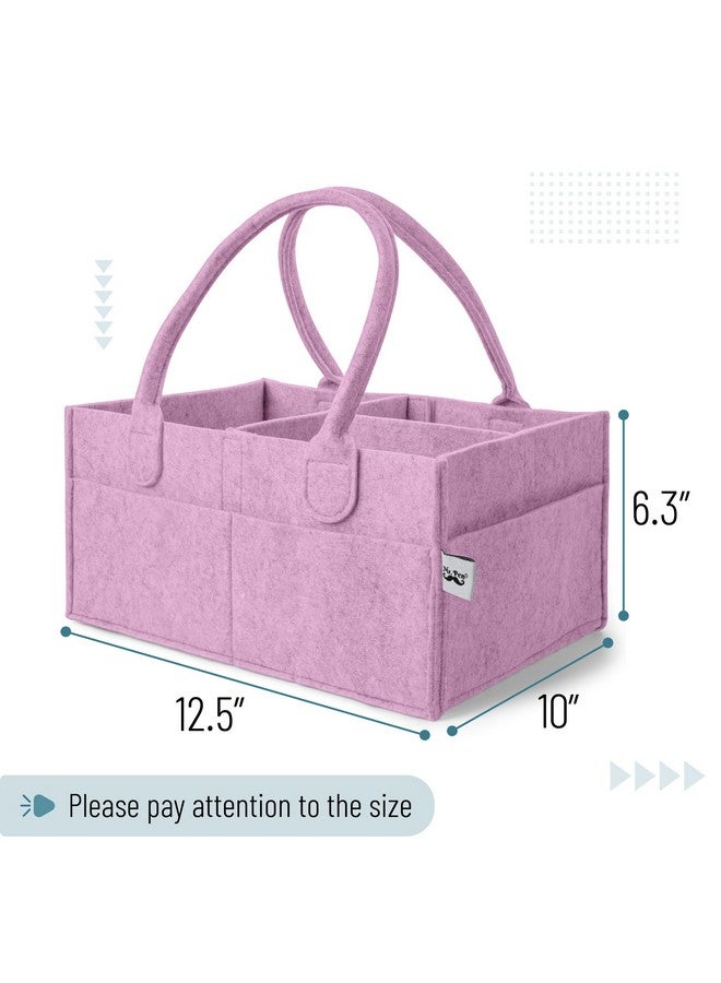 Mr. Pen Mr. Pen- Baby Diaper Caddy Organizer, Lavender Dream, Baby Caddy Organizer with Handle, Compact Size, Collapsible & Portable  - Image 1