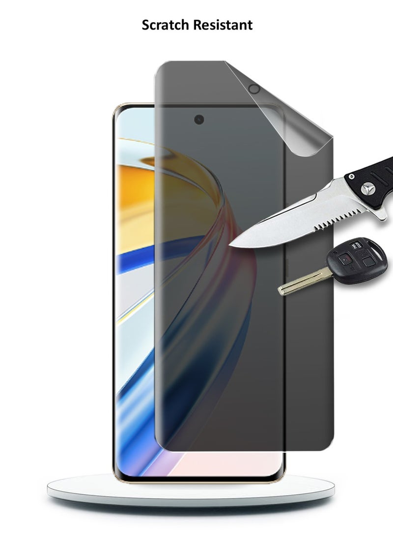 Techie 2 Pack Full Cover Explosion-Proof Matte Ceramic Privacy Film Screen Protector for Honor X9b - Image 3