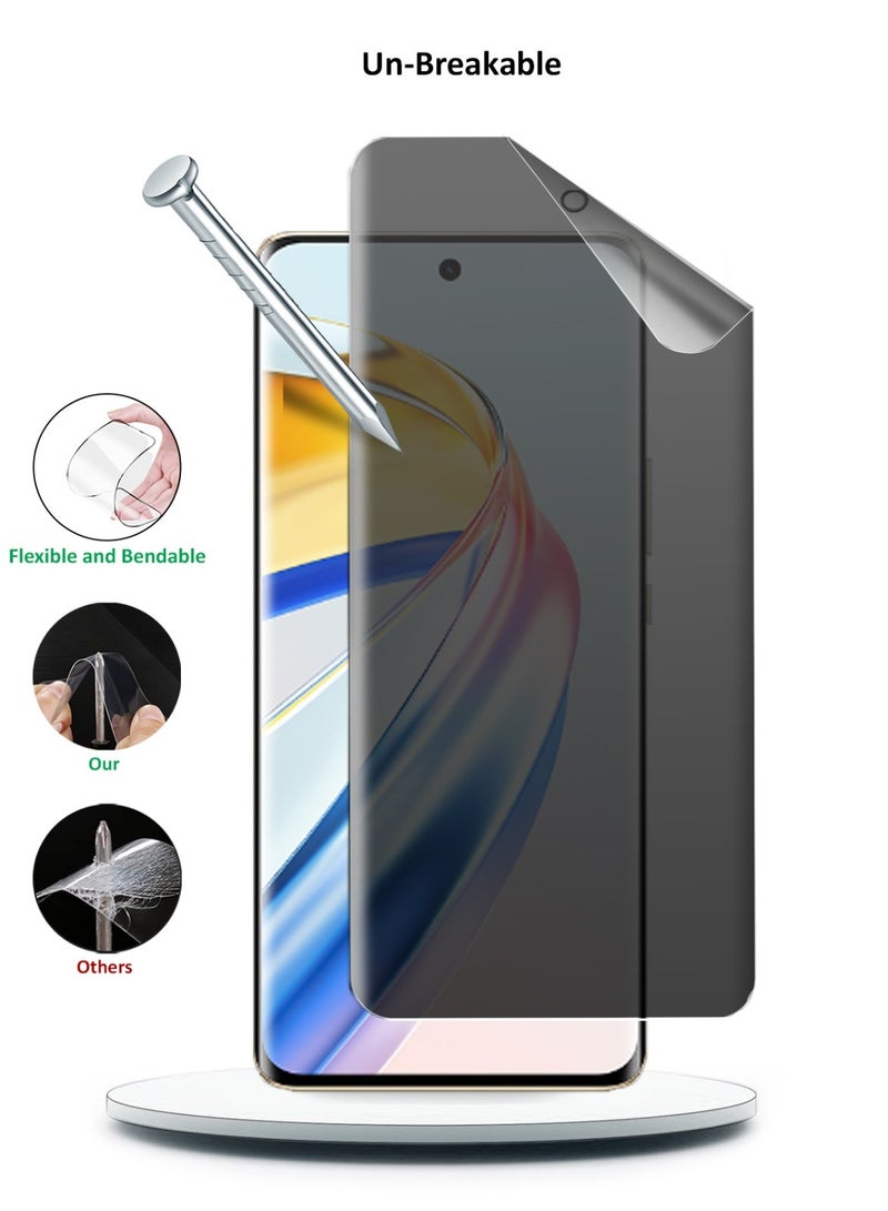 Techie 2 Pack Full Cover Explosion-Proof Matte Ceramic Privacy Film Screen Protector for Honor X9b - Image 4