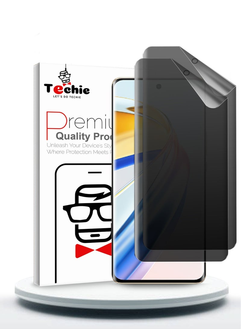 Techie 2 Pack Full Cover Explosion-Proof Matte Ceramic Privacy Film Screen Protector for Honor X9b - Image 1