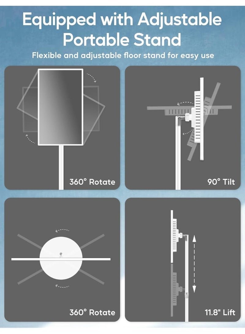 CRONY D01 21.5" Portable Smart Touchscreen TV Mobile screen with Android 12 | FHD Touch Screen Monitor & Electronic Whiteboard for Home, Office, Outdoor | 6000mAh Battery, WiFi, Bluetooth, Remote Control portable tv - Image 5