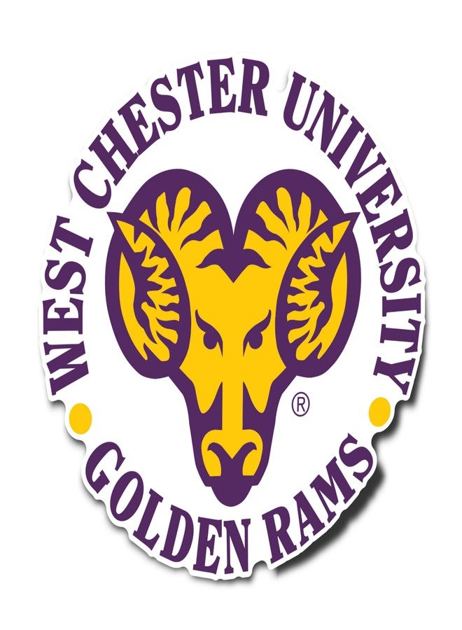 Desert Cactus West Chester University Sticker WCUPA Golden Rams Vinyl Decal Laptop Water Bottle Car Scrapbook (IND 1) - Image 1
