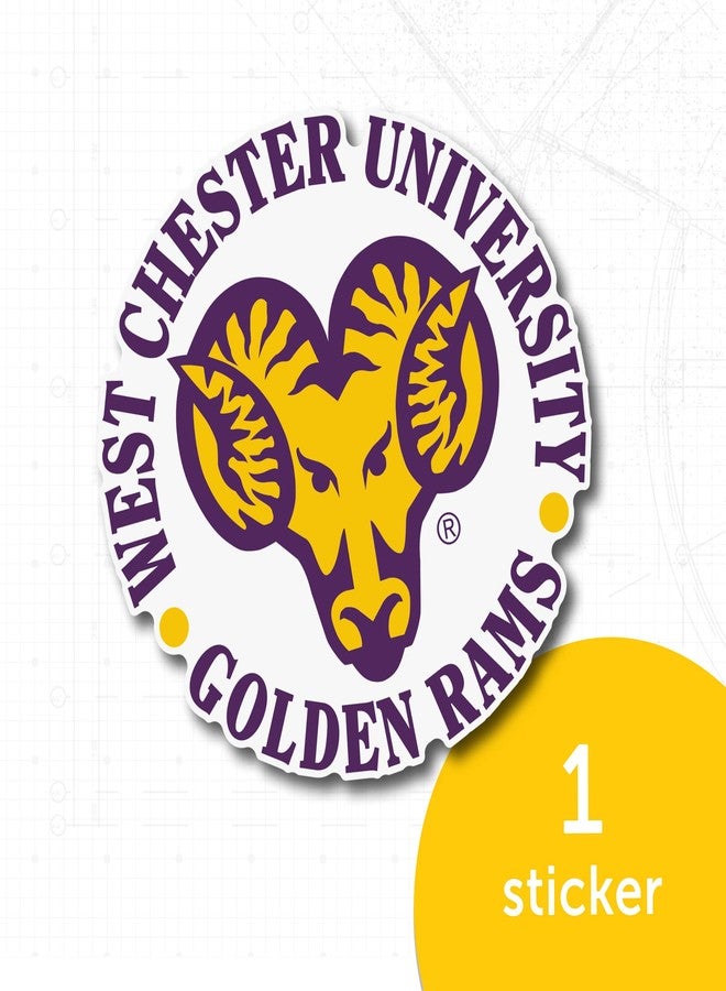 Desert Cactus West Chester University Sticker WCUPA Golden Rams Vinyl Decal Laptop Water Bottle Car Scrapbook (IND 1) - Image 5