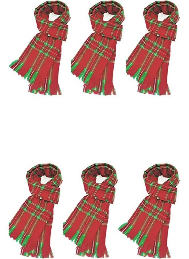 Red Christmas scarf 180*31cm 
