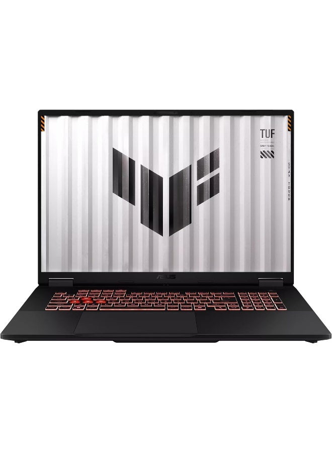 ASUS TUF Gaming A18 Laptop, 18" FHD+ 144Hz IPS Display, AMD Ryzen 7 260, 16GB DDR5 RAM, 512GB SSD, NVIDIA GeForce RTX 5050 8GB, RGB Backlit ENG/ARB Keyboard, Jaeger Gray English/Arabic Jaeger Grey - Image 1