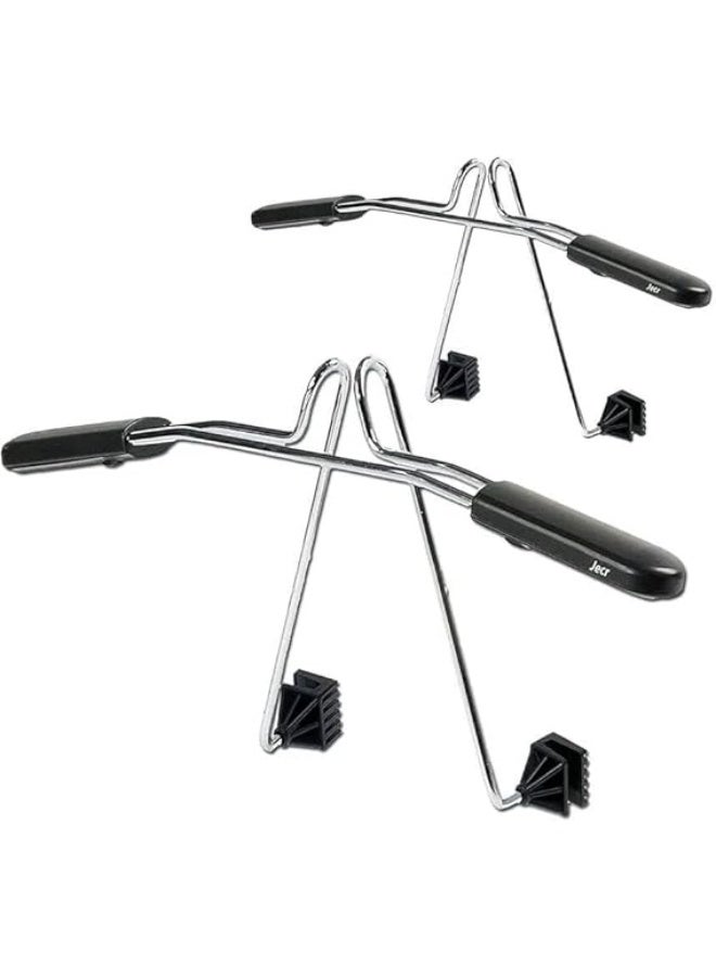 Car hanger for securing and hanging clothes, suits, and shirts while traveling and commuting. DH - Image 1