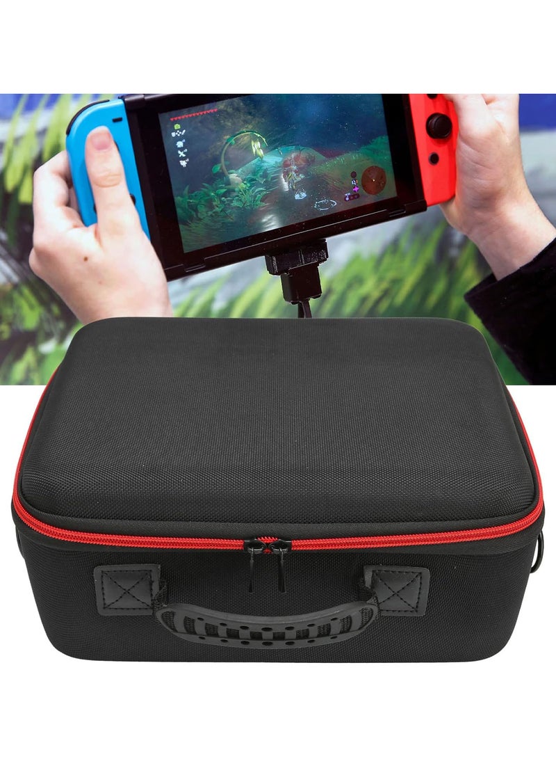 GGOOT Carrying Storage Case, EVA Carrying Case Foam Padded Shockproof with Shoulder Strap for Game Console - Image 3