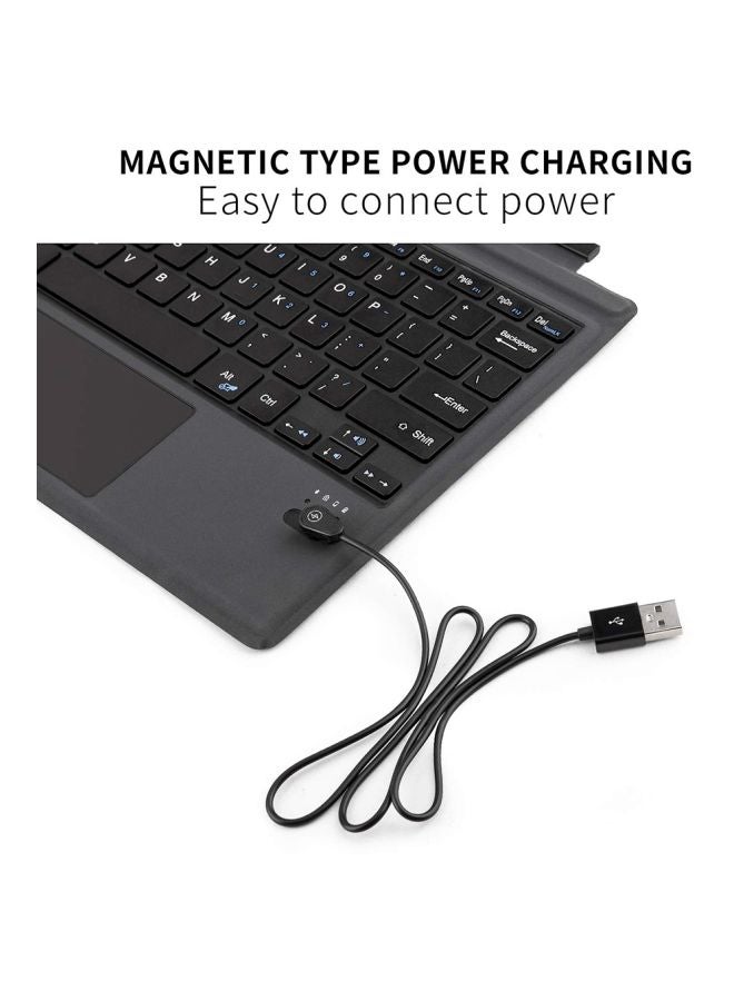 اليشمك لوحة مفاتيح لاسلكية تعمل بتقنية البلوتوث للابتوب سيرفس برو 3/4/5/6 أسود / أبيض / أزرق - Image 3
