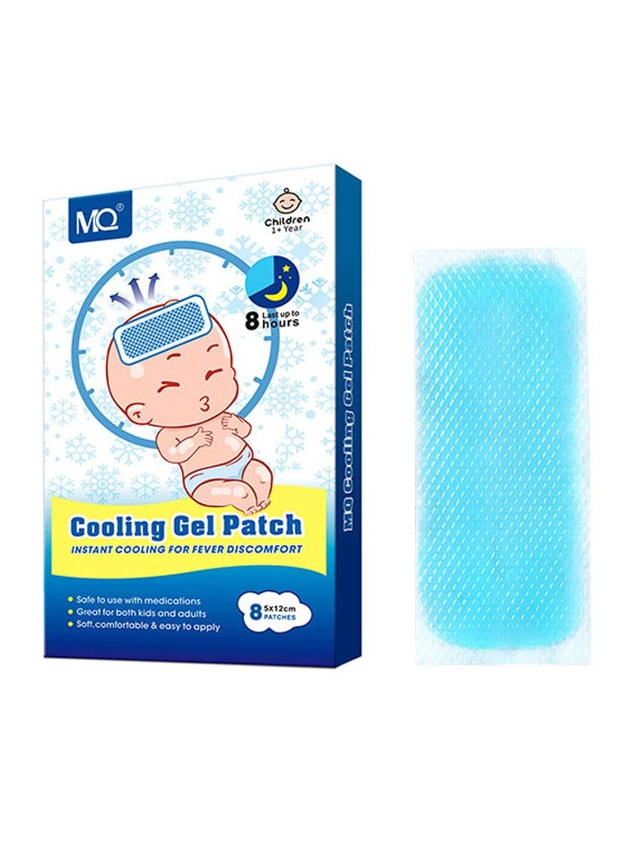 MQ Forehead Cooling Patch 8 Pieces/Box - Image 1