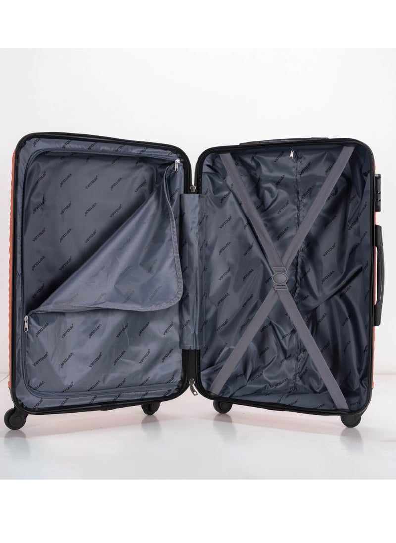 VIPTOUR - Set of 4 ABS Trolley Luggage With Number Lock 20,24,28,32 Inches - Image 1