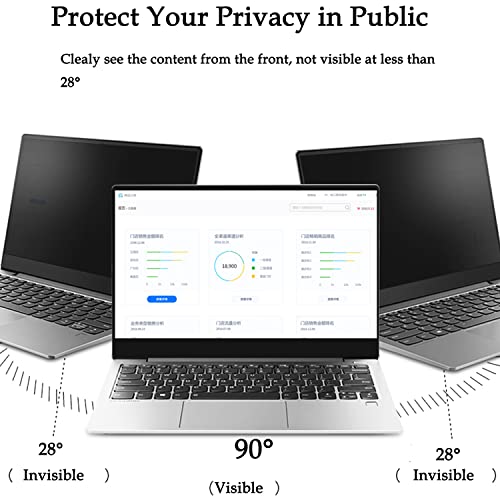 FYDIKHN Privacy Screen Protector Designed for Dell ALIENWARE m15 R7 15.6" Laptop Anti Spy Film Matte Anti Spy Film TPU Guard Protectors Sticker - Image 2