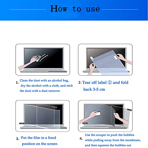 FYDIKHN Privacy Screen Protector Designed for Dell ALIENWARE m15 R7 15.6" Laptop Anti Spy Film Matte Anti Spy Film TPU Guard Protectors Sticker - Image 5
