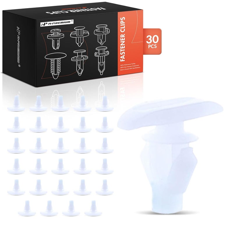 A-Premium 30PCS Nylon Retainer Clip Fasteners - Image 1