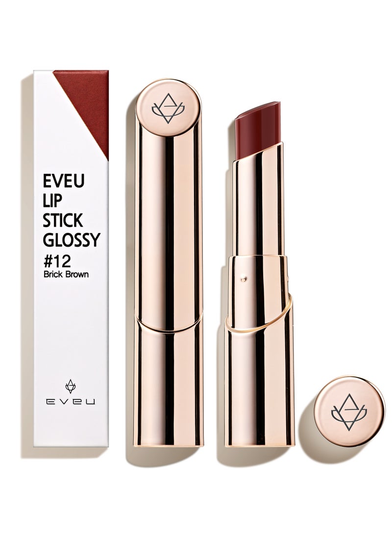 ايفيو أحمر شفاه لامع #12 بني آجري 4جرام - Image 1