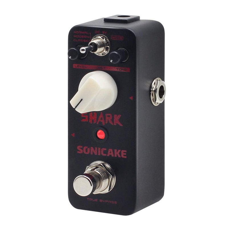 SONICAKE Distortion Guitar Pedal 3 Modes Normal, Modern, Classic High Gain Distortion Guitar Effects Pedal True Bypass