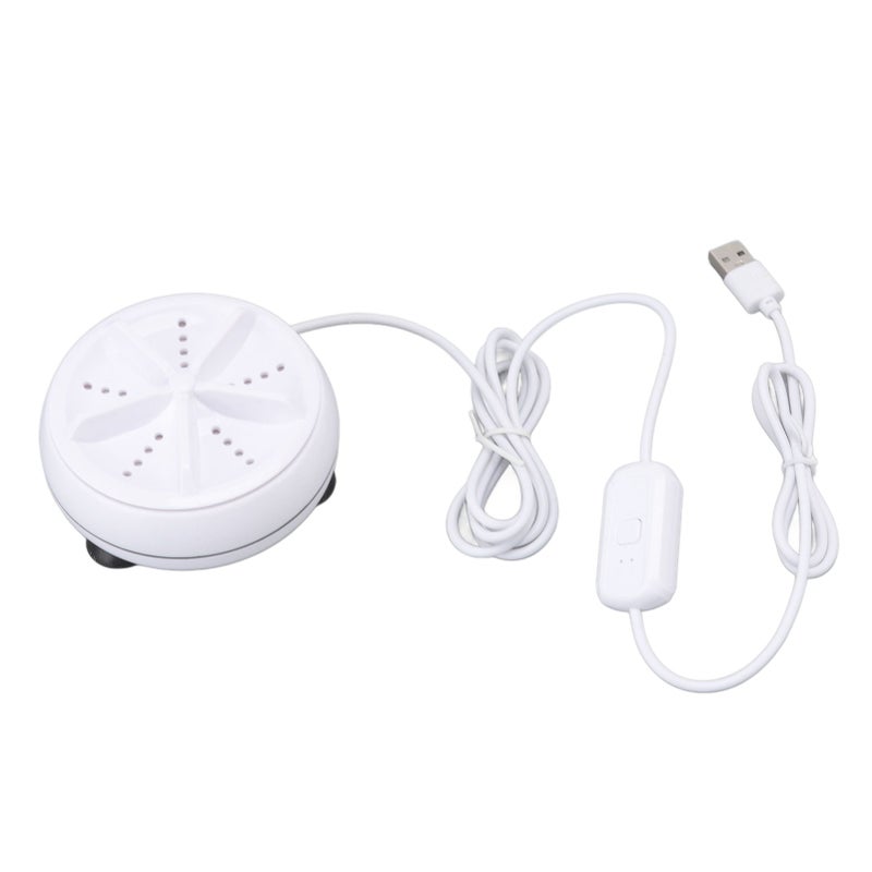 Mini Washing Machine Ultrasonic Low Noise USB Powered Portable Washer for Underwear Socks Travel Dormitory - Image 1