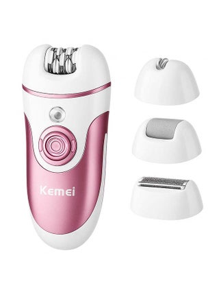 4-in-1 Beauty Tools Kit For Women – Body And Facial Epilators, Shaver, Callus Remover | Cordless, Rechargeable, Smooth Finish Hair Removal