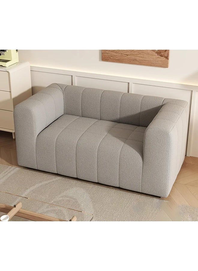 Poppins Home Sectional Sofa Recliner Modern Modular Sofa Lounge Chair Accent Luxury Lounge Living Room Furniture (2 SEATER, LIGHT GREY) - Image 1