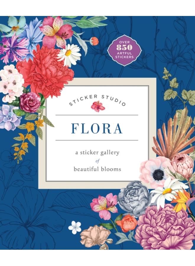 Sticker Studio: Flora : A Sticker Gallery of Beautiful Blooms 