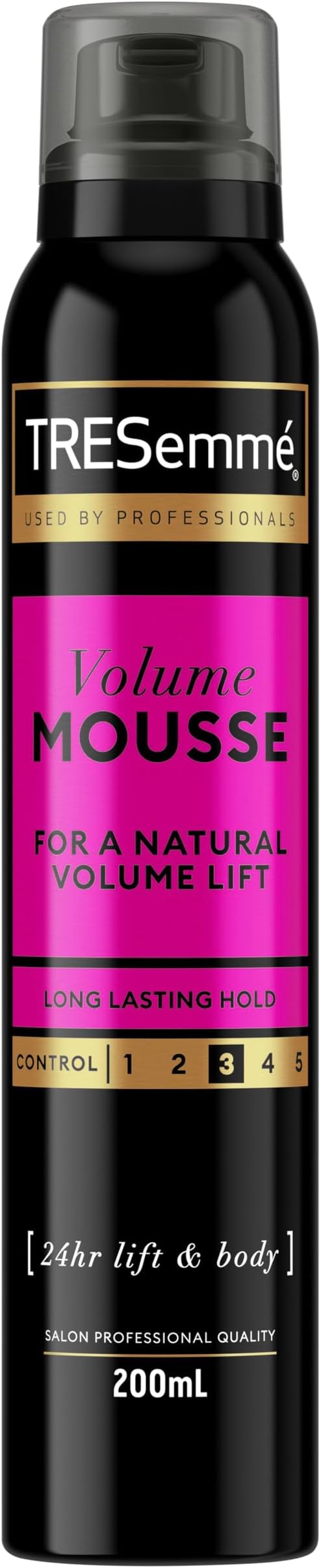 TRESemmé TRESemm 24hr Lift Body Hair Mousse With Provitamin B5 HumidityResistant Formula For LongLasting Volume Fullness and a Touchable Style 200ml - Image 1