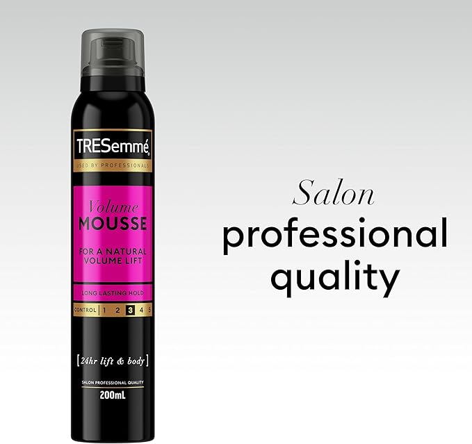 TRESemmé TRESemm 24hr Lift Body Hair Mousse With Provitamin B5 HumidityResistant Formula For LongLasting Volume Fullness and a Touchable Style 200ml - Image 5